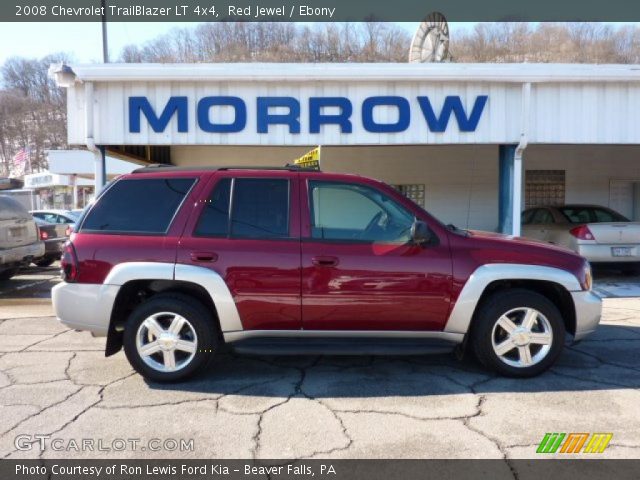 2008 Chevrolet TrailBlazer LT 4x4 in Red Jewel