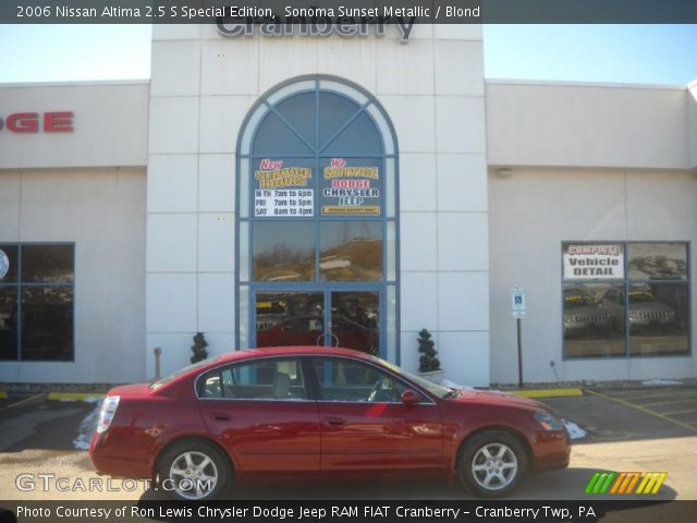 2006 Nissan Altima 2.5 S Special Edition in Sonoma Sunset Metallic