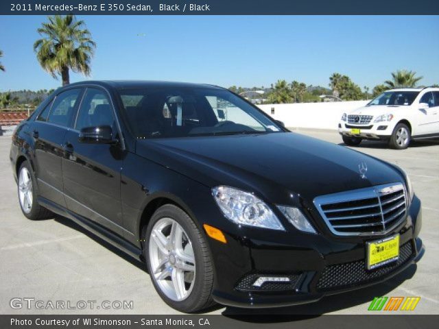 2011 Mercedes-Benz E 350 Sedan in Black