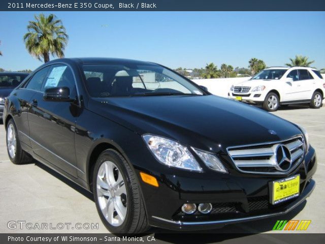 2011 Mercedes-Benz E 350 Coupe in Black