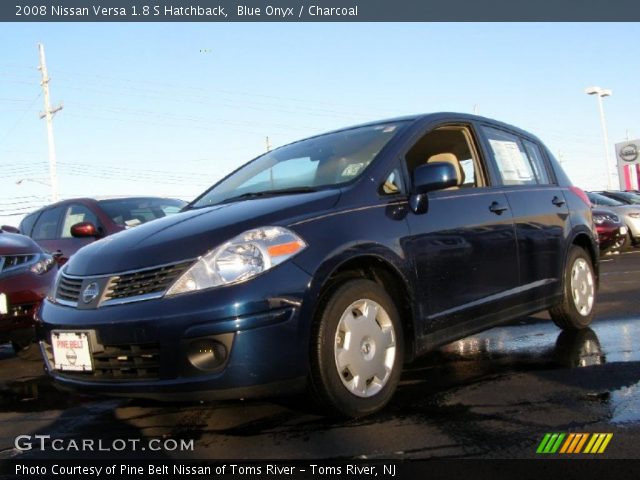 2008 Nissan Versa 1.8 S Hatchback in Blue Onyx