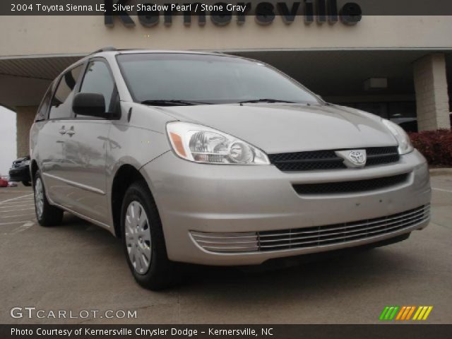 2004 Toyota Sienna LE in Silver Shadow Pearl