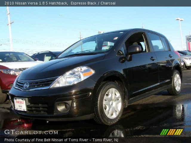 2010 Nissan Versa 1.8 S Hatchback in Espresso Black