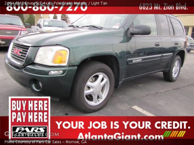 2004 GMC Envoy SLE 4x4 in Polo Green Metallic