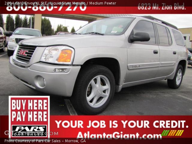 2004 GMC Envoy XL SLE in Liquid Silver Metallic