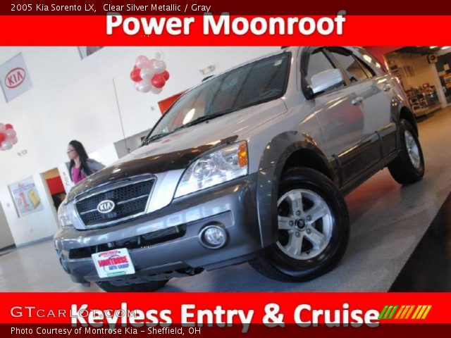 2005 Kia Sorento LX in Clear Silver Metallic