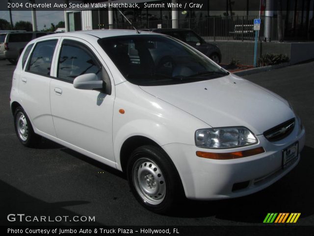 2004 Chevrolet Aveo Special Value Hatchback in Summit White