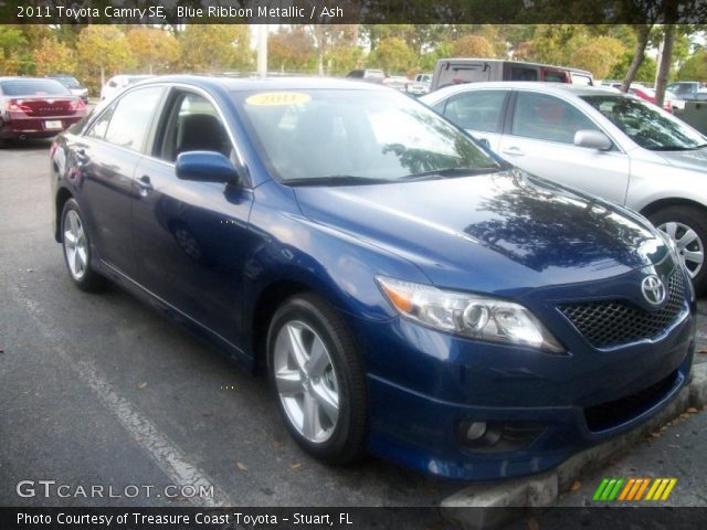 2011 Toyota Camry SE in Blue Ribbon Metallic