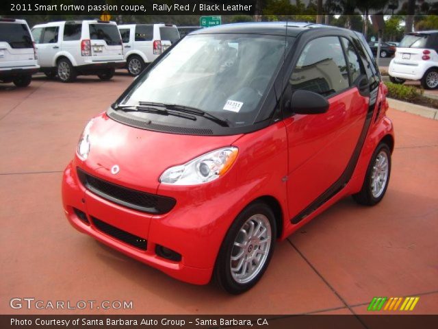 2011 Smart fortwo passion coupe in Rally Red