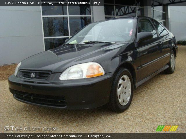 1997 Honda Civic EX Coupe in Black Pearl Metallic