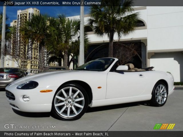 2005 Jaguar XK XK8 Convertible in White Onyx