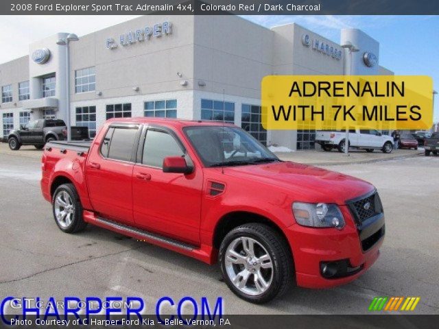 2008 Ford Explorer Sport Trac Adrenalin 4x4 in Colorado Red
