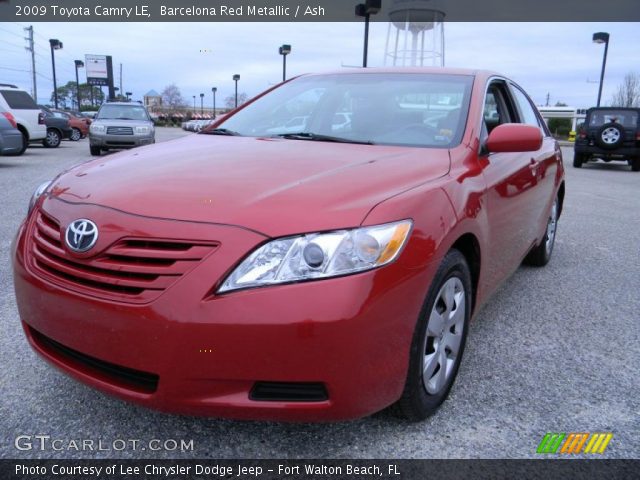 2009 Toyota Camry LE in Barcelona Red Metallic