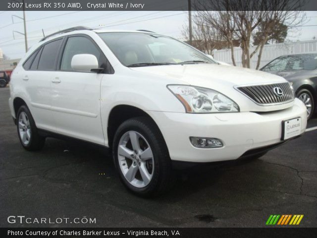 2007 Lexus RX 350 AWD in Crystal White