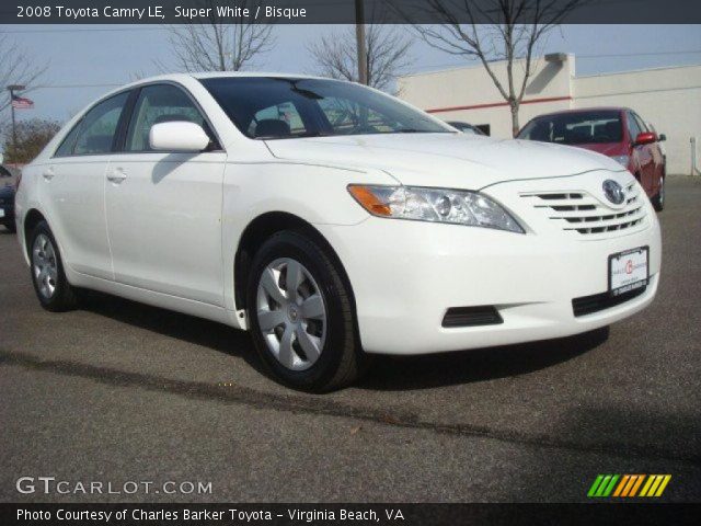 2008 Toyota Camry LE in Super White