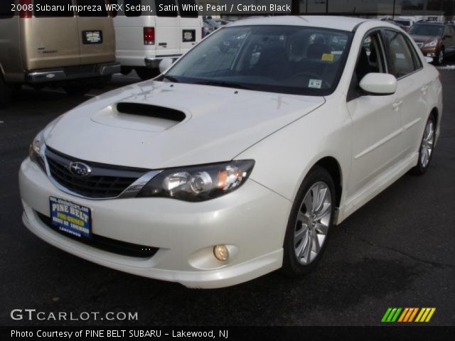 2008 Subaru Impreza WRX Sedan in Satin White Pearl