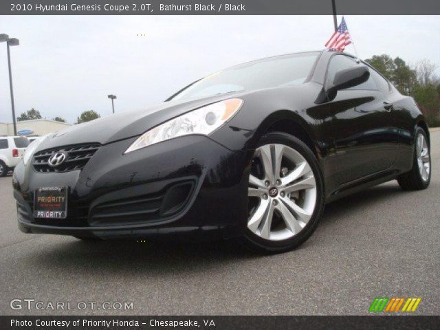2010 Hyundai Genesis Coupe 2.0T in Bathurst Black
