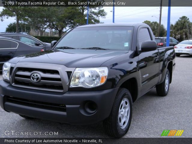2009 Toyota Tacoma Regular Cab in Black Sand Pearl