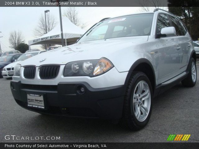 2004 BMW X3 3.0i in Titanium Silver Metallic