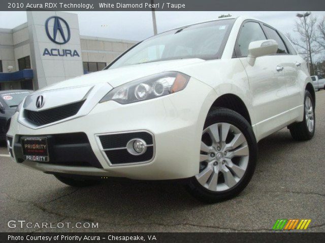 2010 Acura RDX Technology in White Diamond Pearl