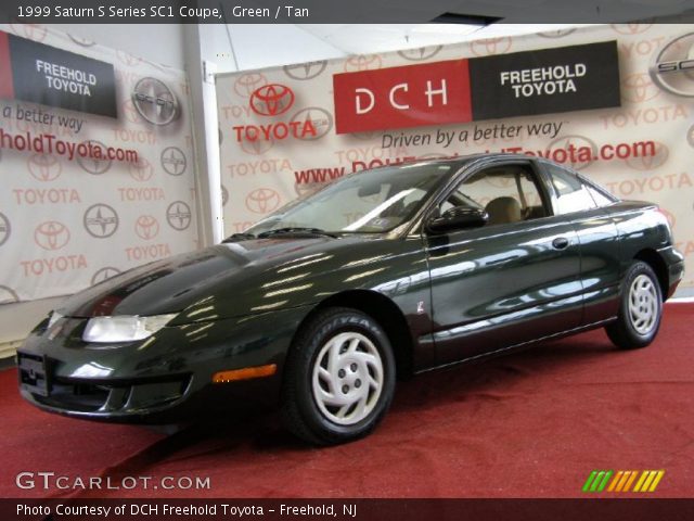 1999 Saturn S Series SC1 Coupe in Green