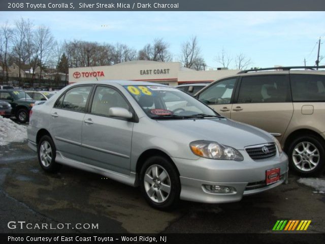 2008 Toyota Corolla S in Silver Streak Mica