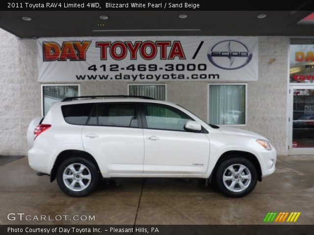 2011 Toyota RAV4 Limited 4WD in Blizzard White Pearl