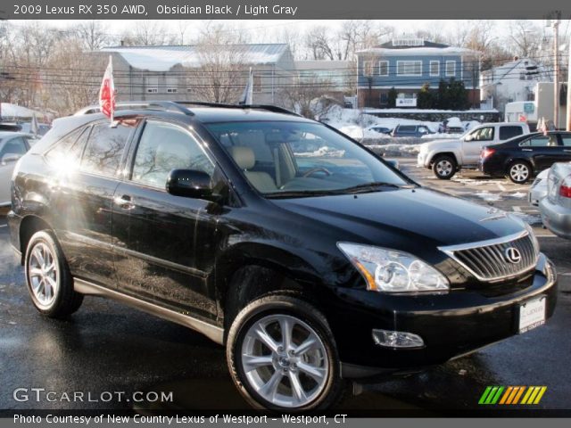 2009 Lexus RX 350 AWD in Obsidian Black