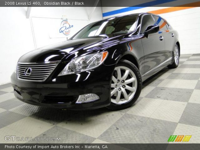 2008 Lexus LS 460 in Obsidian Black