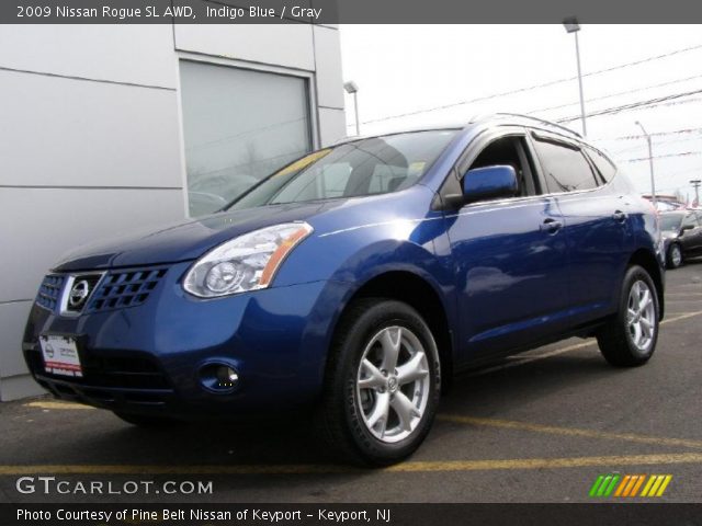2009 Nissan Rogue SL AWD in Indigo Blue