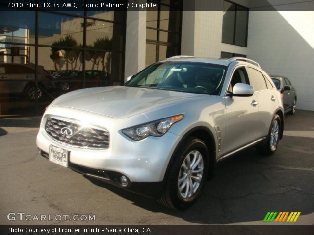 2010 Infiniti FX 35 AWD in Liquid Platinum