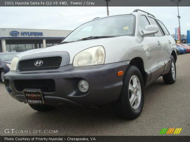 2001 Hyundai Santa Fe GLS V6 4WD in Pewter