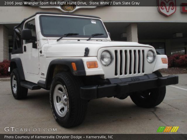 2006 Jeep Wrangler Sport 4x4 Right Hand Drive in Stone White
