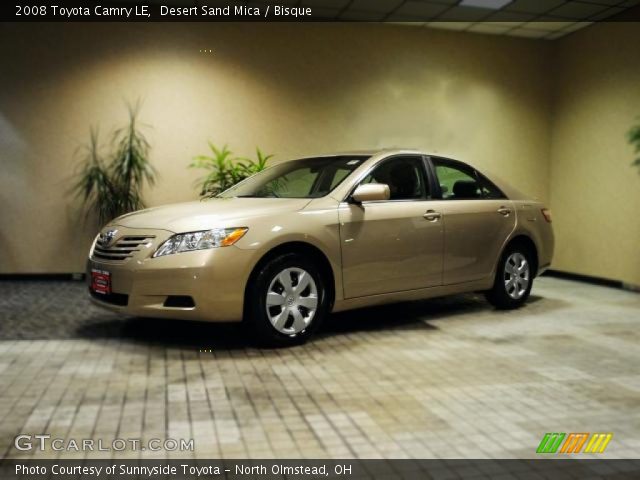 2008 Toyota Camry LE in Desert Sand Mica