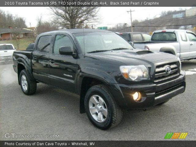 2010 Toyota Tacoma V6 SR5 TRD Sport Double Cab 4x4 in Black Sand Pearl