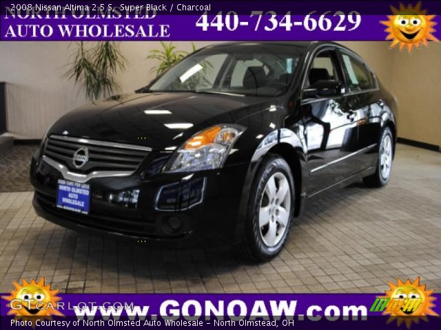 2008 Nissan Altima 2.5 S in Super Black