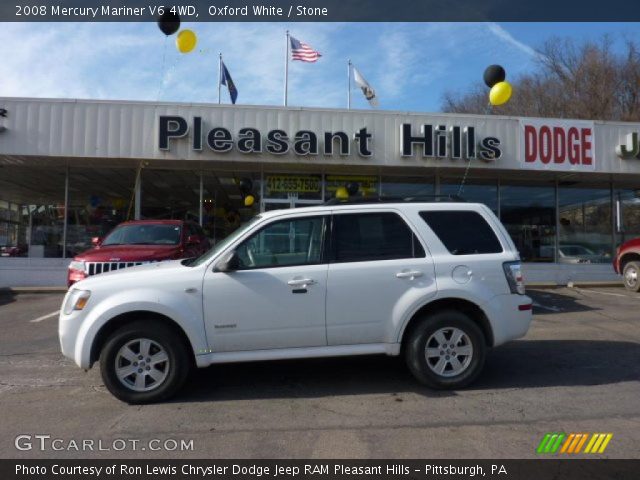 2008 Mercury Mariner V6 4WD in Oxford White