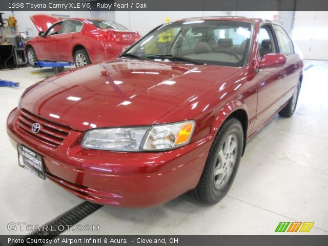 1998 Toyota Camry XLE V6 in Ruby Pearl