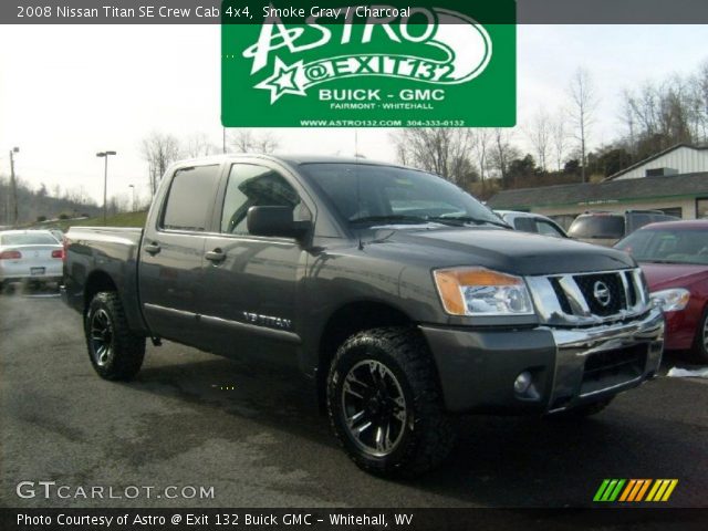 2008 Nissan Titan SE Crew Cab 4x4 in Smoke Gray
