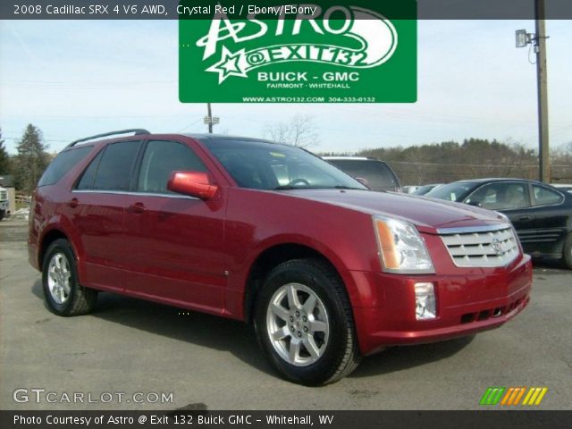 2008 Cadillac SRX 4 V6 AWD in Crystal Red