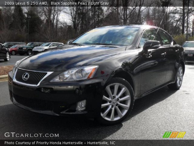 2009 Lexus IS 250 AWD in Black Sapphire Pearl