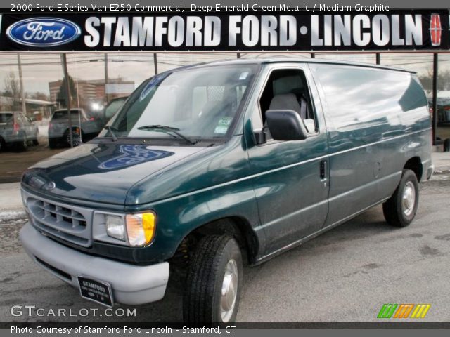 2000 Ford E Series Van E250 Commercial in Deep Emerald Green Metallic