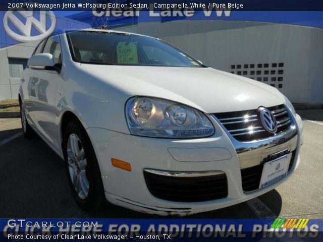 2007 Volkswagen Jetta Wolfsburg Edition Sedan in Campanella White