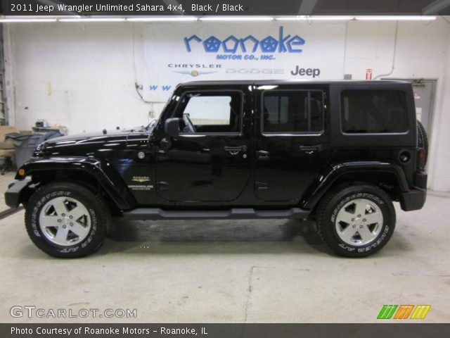 2011 Jeep Wrangler Unlimited Sahara 4x4 in Black
