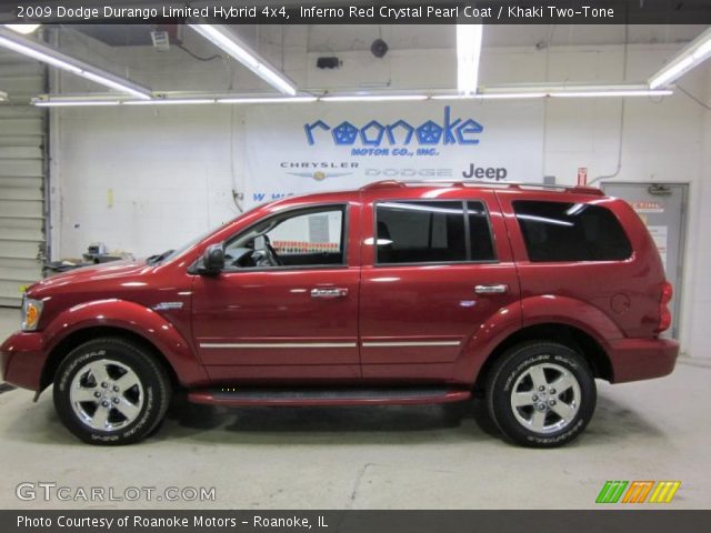 2009 Dodge Durango Limited Hybrid 4x4 in Inferno Red Crystal Pearl Coat