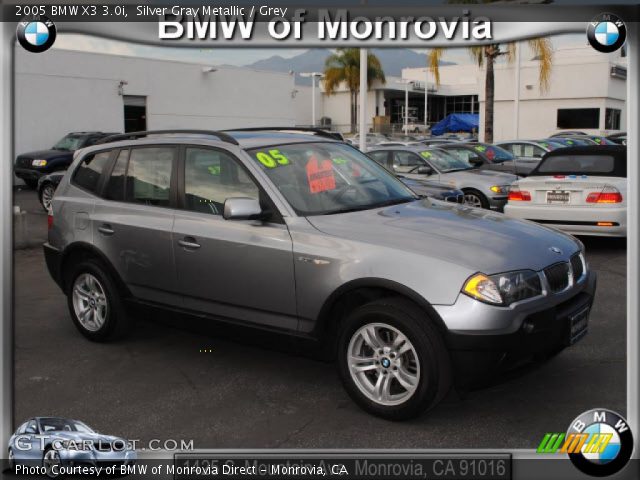 2005 BMW X3 3.0i in Silver Gray Metallic