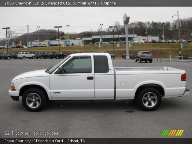 2003 Chevrolet S10 LS Extended Cab in Summit White