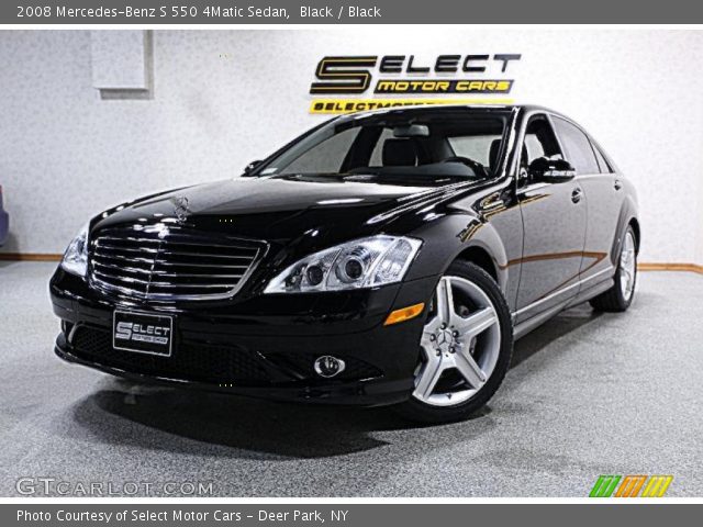 2008 Mercedes-Benz S 550 4Matic Sedan in Black