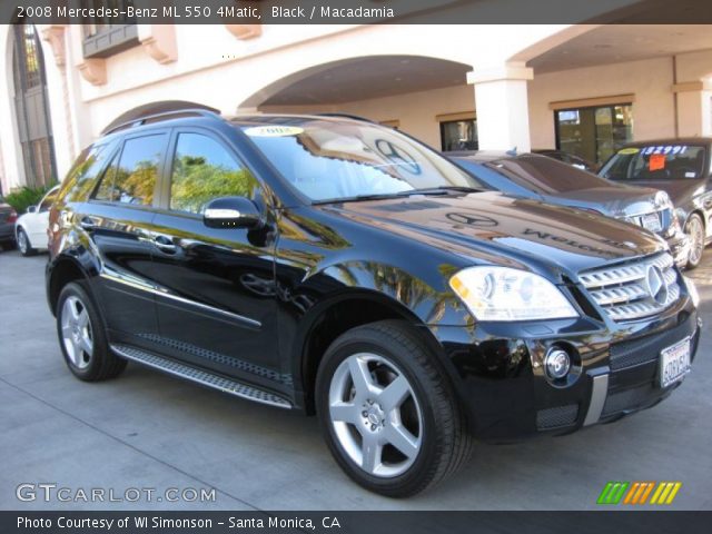 2008 Mercedes-Benz ML 550 4Matic in Black