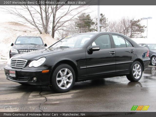 2007 Mercedes-Benz C 280 4Matic Luxury in Black